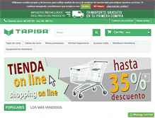 Tablet Screenshot of eurotapisa.com